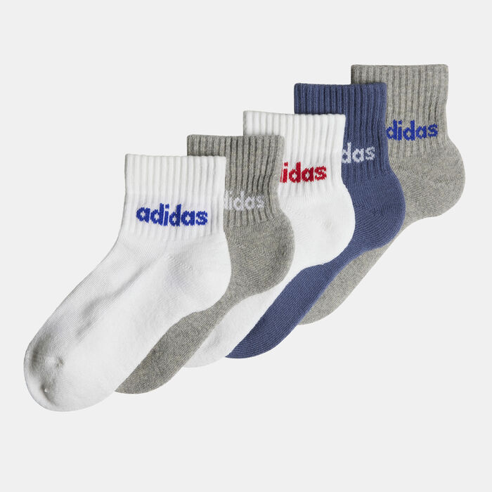 Kids' Linear Ankle Socks (5 Pairs) Kids' Linear Ankle Socks (5 Pairs) image number 0