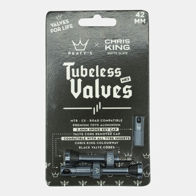 x Chris King (MK2) Tubeless Valves - 42mm