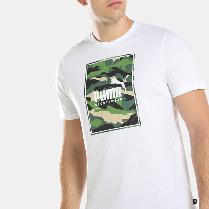 Men's Box Logo Camo T-Shirt image number 3