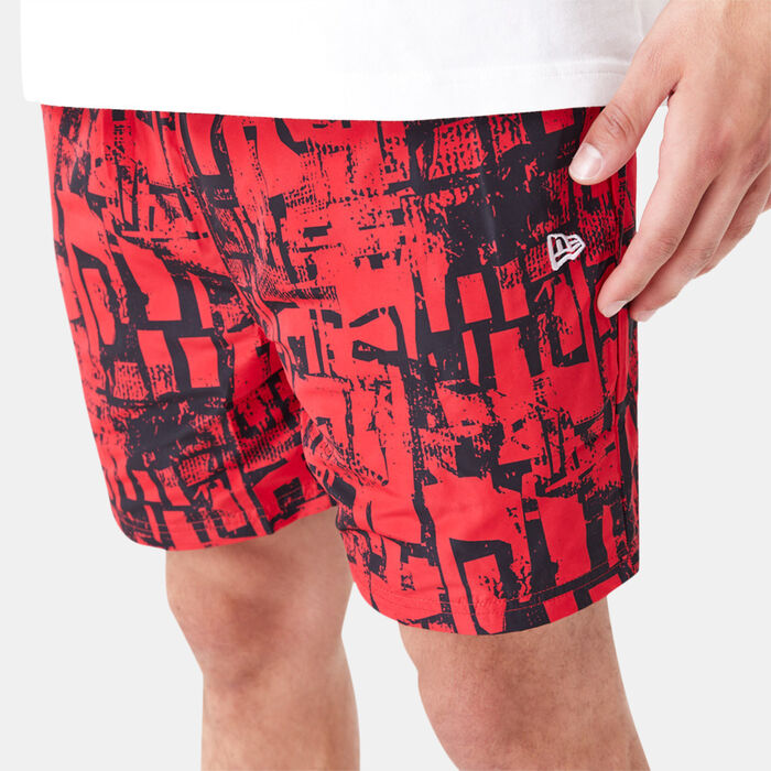 Men's NBA Chicago Bulls Allover Print Shorts Men's NBA Chicago Bulls Allover Print Shorts image number 3