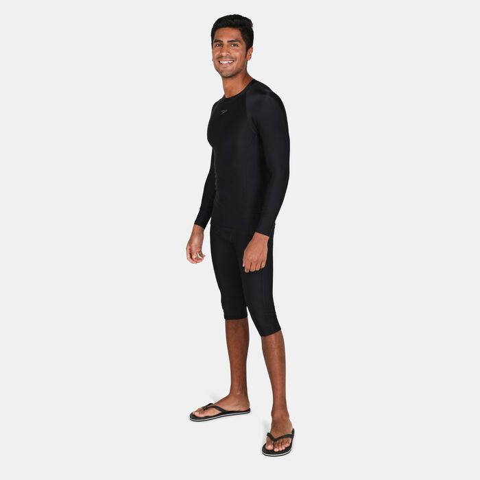 Men's Essential 3/4 Swimming Tights Men's Essential 3/4 Swimming Tights image number 2