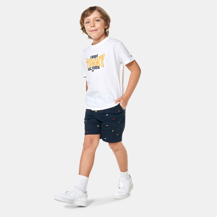 Kids' Letter Embroidery Chino Shorts (Older Kids) Kids' Letter Embroidery Chino Shorts (Older Kids) image number 2