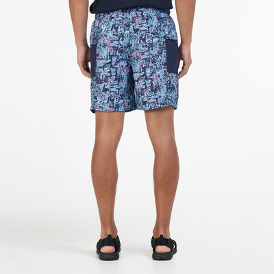 Men's YC Summer Stipple Allover Print Trail Shorts