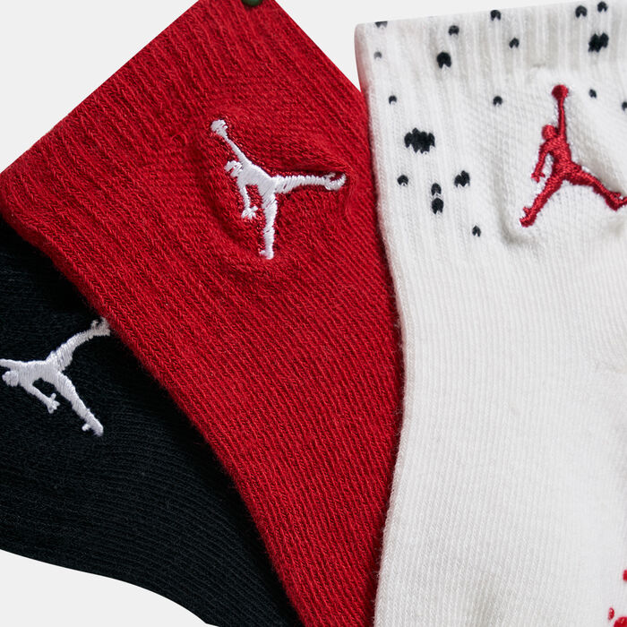 Kids' Cement Grip Quarter Grippy Socks - 3 Pack (Baby and Toddler) image number 1