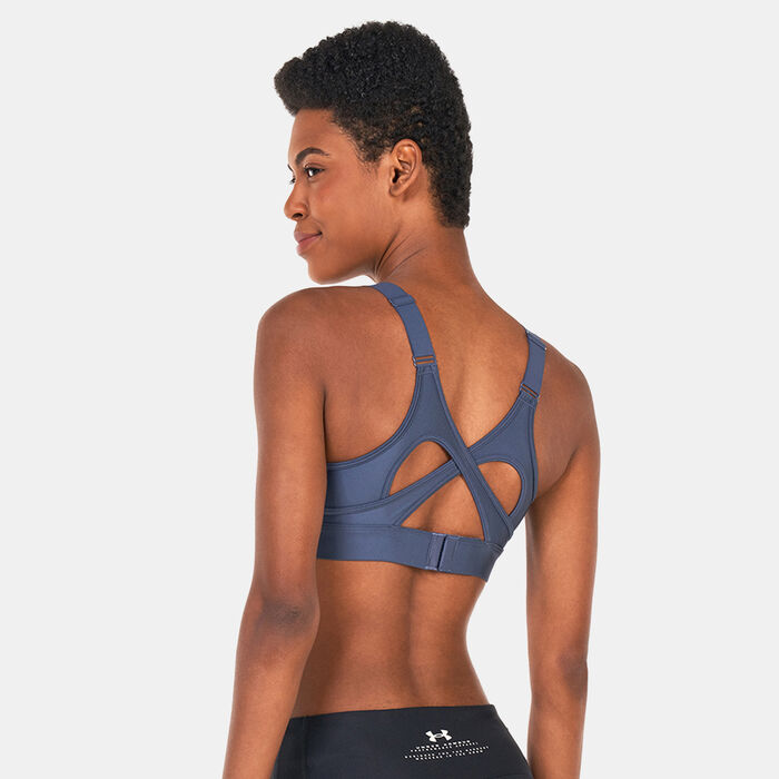 Women's UA Infinity High Crossover Sports Bra image number 1