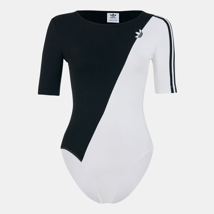 Women's Adicolor Sliced Trefoil Bodysuit Women's Adicolor Sliced Trefoil Bodysuit image number 0