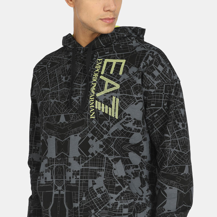 Men's Allover Print Hoodie image number 3