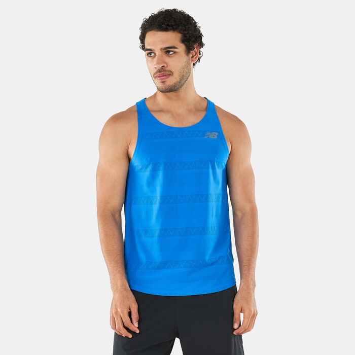 Men's Q Speed Jacquard Tank Top image number 0