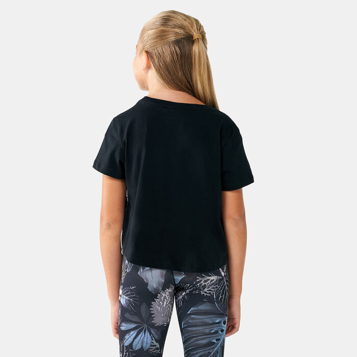 Kids' Sportswear Repeat Cropped T-Shirt Kids' Sportswear Repeat Cropped T-Shirt image number 1