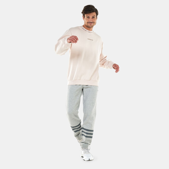 Men's Trefoil Linear Crew Sweatshirt Men's Trefoil Linear Crew Sweatshirt image number 2