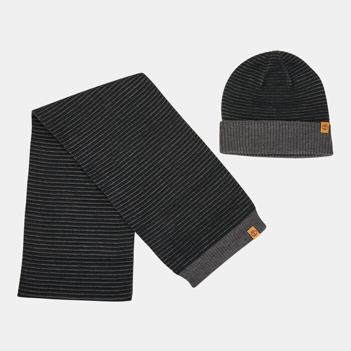 Men's Acrylic Beanie And Scarf Set Men's Acrylic Beanie And Scarf Set image number 0