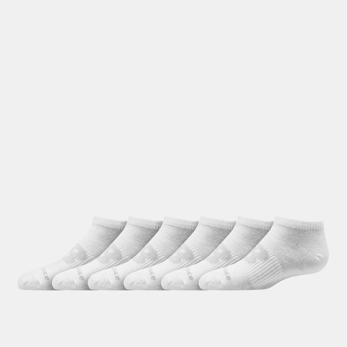 Kids Flat Knit No-Show Socks (6 Pairs) Kids Flat Knit No-Show Socks (6 Pairs) image number 0