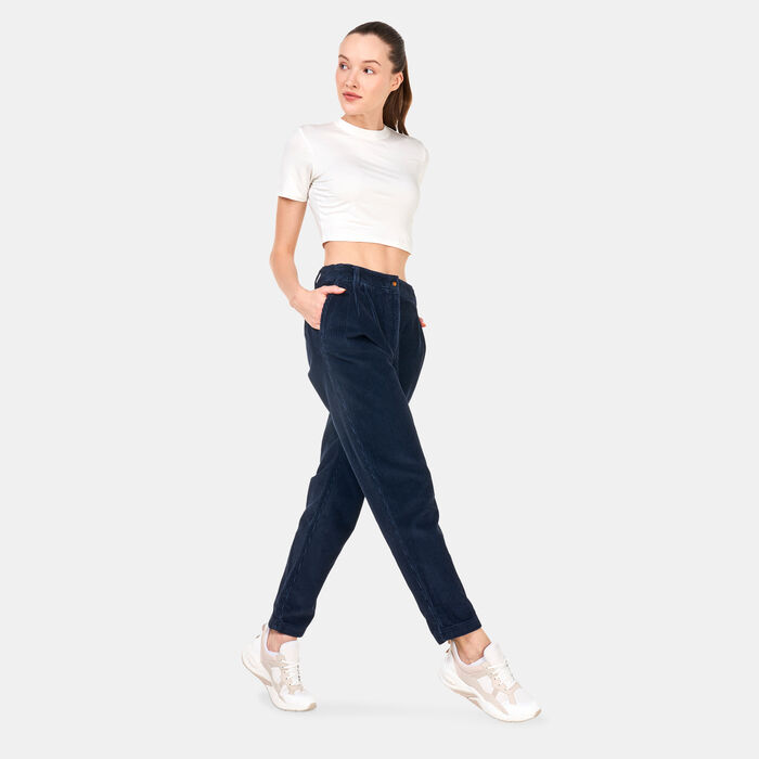 Women's Corduroy Relaxed Fit Pants Women's Corduroy Relaxed Fit Pants image number 2