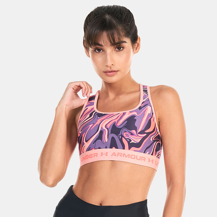 Women's Armour Medium Support Printed Sports Bra Women's Armour Medium Support Printed Sports Bra image number 0