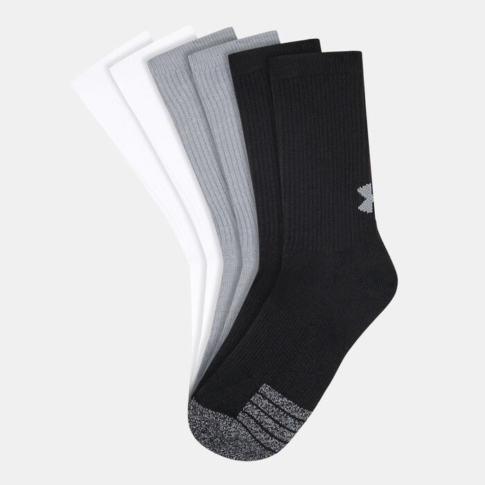 Kids' Heatgear Crew Socks (3 Pack) image number 0
