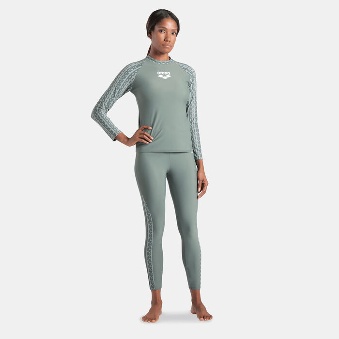 Women's Modesty Swimming Rashguard Women's Modesty Swimming Rashguard image number 2