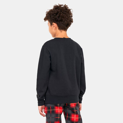 Kids' Essentials Plaid Sweatshirt