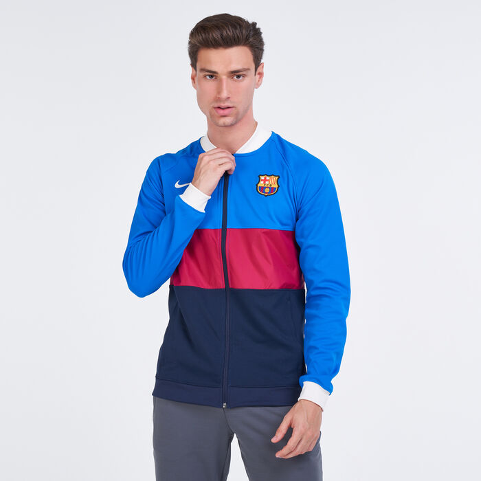 Men's F.C. Barcelona I96 Anthem Football Track Jacket Men's F.C. Barcelona I96 Anthem Football Track Jacket image number 0