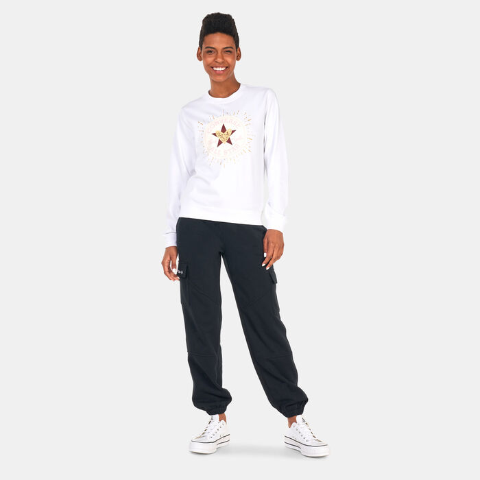 Women's Fashion Knit Cargo Joggers image number 2
