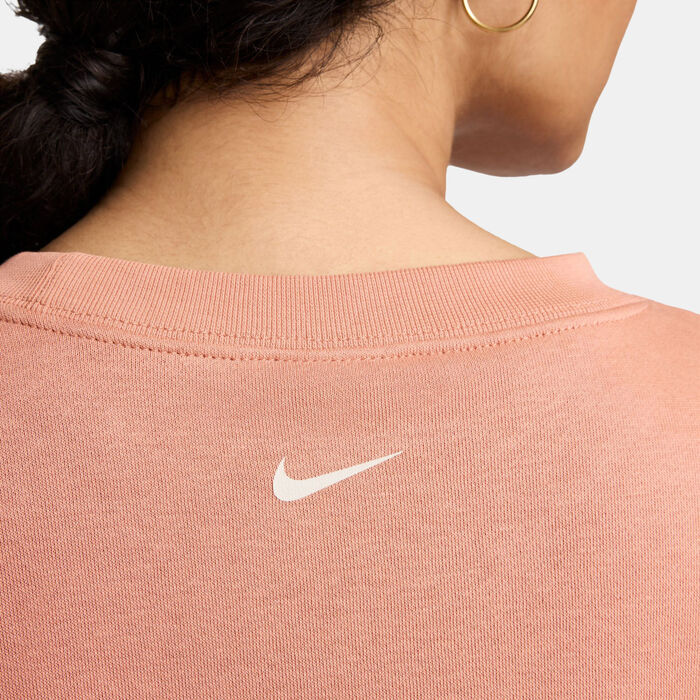 Women's Sportswear Oversized Fleece Sweatshirt Women's Sportswear Oversized Fleece Sweatshirt image number 4