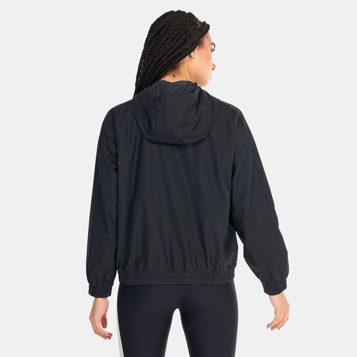 Women's UA RUSH™ Woven Full-Zip Jacket image number 1