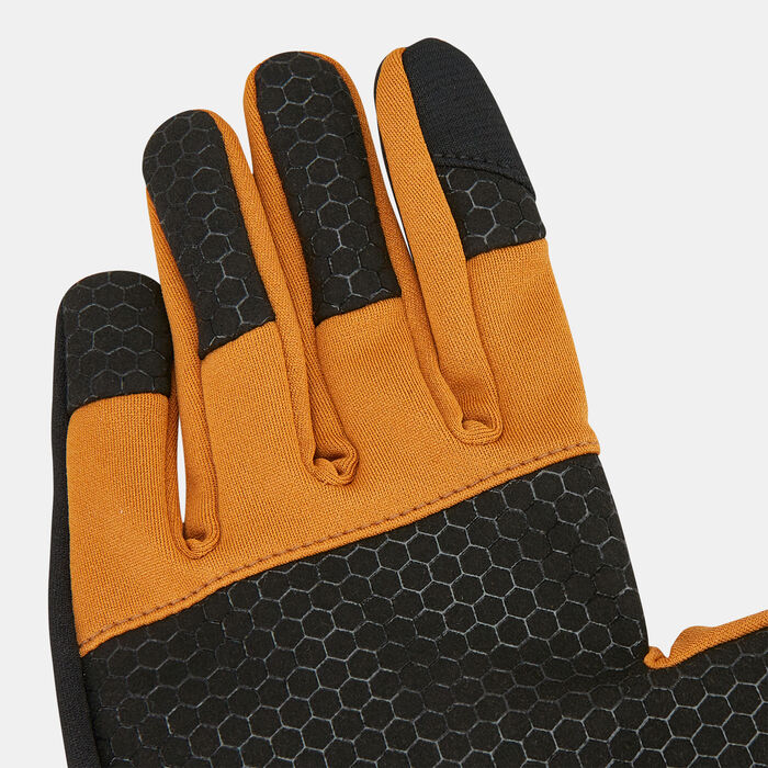 Men's Stretch Colorblock Softshell Fleece Gloves Men's Stretch Colorblock Softshell Fleece Gloves image number 2