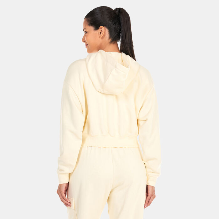 Women's Cropped Graphic Hoodie Women's Cropped Graphic Hoodie image number 1