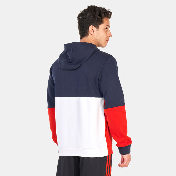 Men's Essentials Colorblock Full-Zip Hoodie Men's Essentials Colorblock Full-Zip Hoodie image number 1