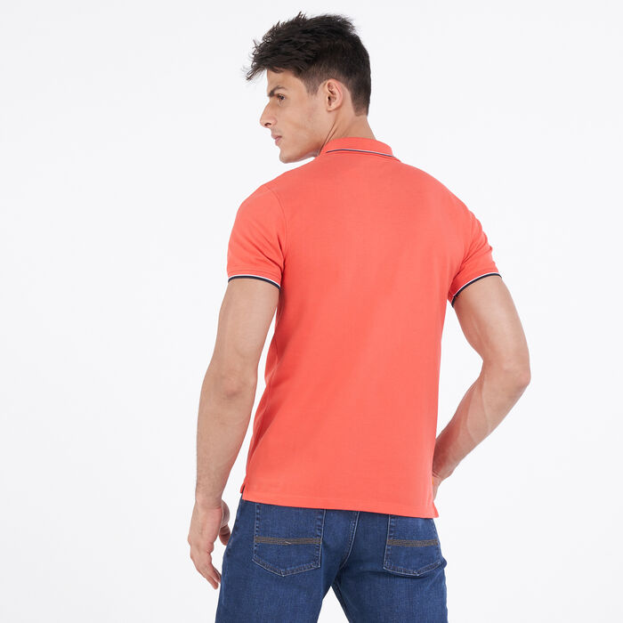 Men's Millers River Tipped Pique Polo T-Shirt Men's Millers River Tipped Pique Polo T-Shirt image number 1