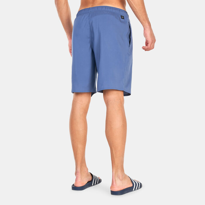 Men's Classic-Length Solid Swim Shorts Men's Classic-Length Solid Swim Shorts image number 1