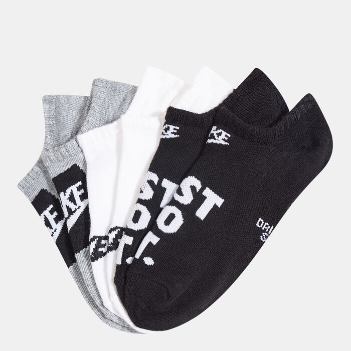 Kids' Everyday Lightweight No-Show Socks - 3 Pack (Older Kids) Kids' Everyday Lightweight No-Show Socks - 3 Pack (Older Kids) image number 0