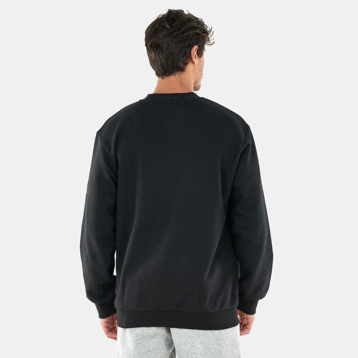Men's Trefoil Linear Crew Sweatshirt Men's Trefoil Linear Crew Sweatshirt image number 1
