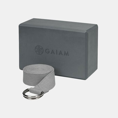 Yoga Block And Strap Combo