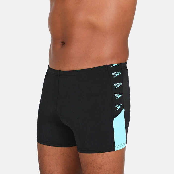 Men's Boom Logo Splice Swimming Shorts Men's Boom Logo Splice Swimming Shorts image number 2