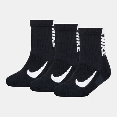 Kids' Multiplier Quarter Socks (3 Pairs)