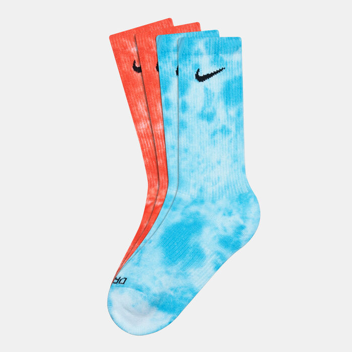 Men's Cushioned Tie-Dye Crew Socks (2 Pack) Men's Cushioned Tie-Dye Crew Socks (2 Pack) image number 0