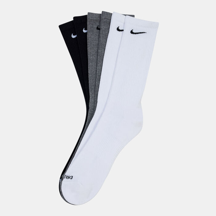 Men's Everyday Plus Cushioned Training Crew Socks (6 Pairs) Men's Everyday Plus Cushioned Training Crew Socks (6 Pairs) image number 0