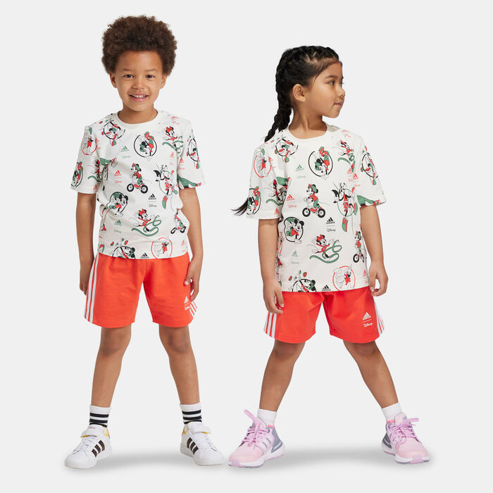 Kids' Disney Mickey Mouse T-Shirt and Shorts Set (Younger Kids) Kids' Disney Mickey Mouse T-Shirt and Shorts Set (Younger Kids) image number 0