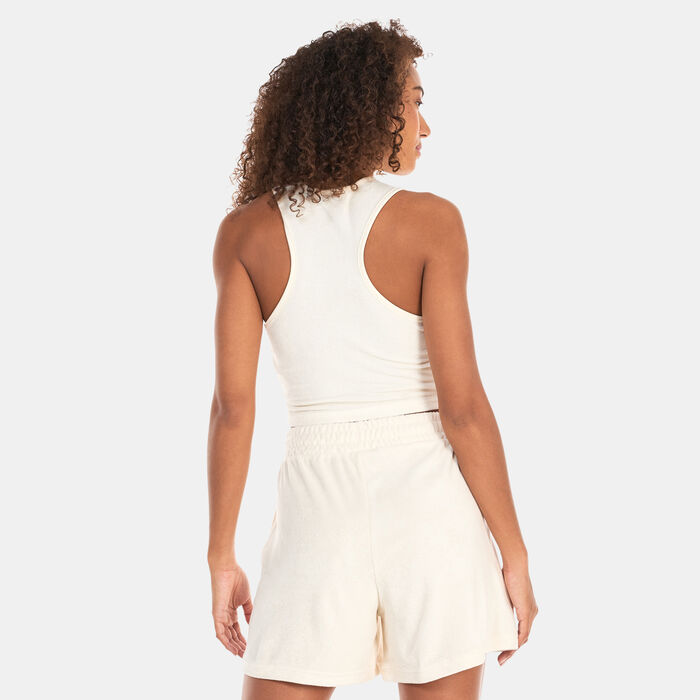 Women's Classics Towelling Crop Top Women's Classics Towelling Crop Top image number 1