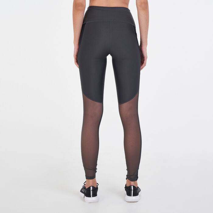 Women's UA Project Rock HeatGear® No-Slip Waistband Leggings Women's UA Project Rock HeatGear® No-Slip Waistband Leggings image number 1