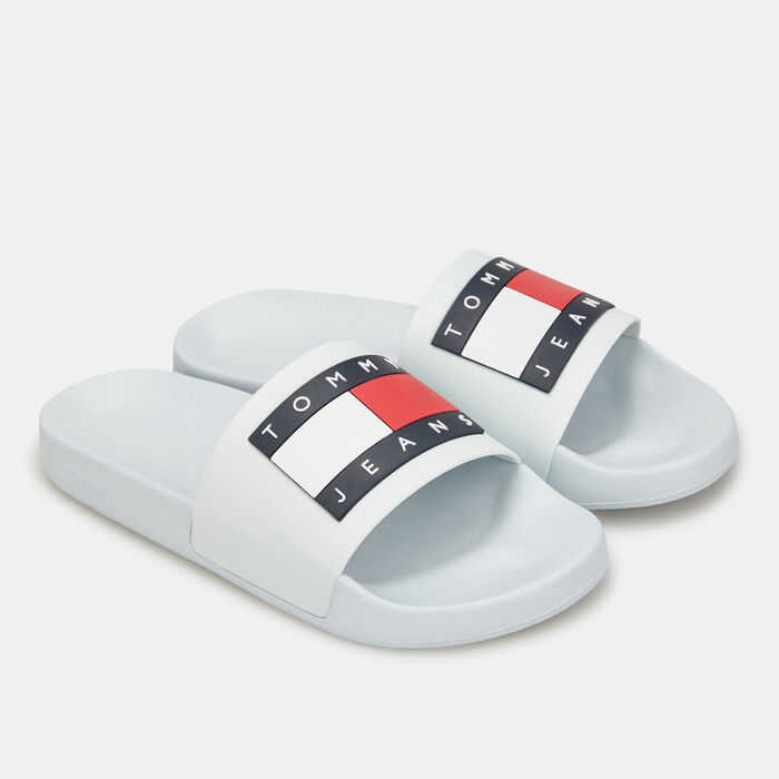 Women's Jeans Flag Logo Slides Women's Jeans Flag Logo Slides image number 0