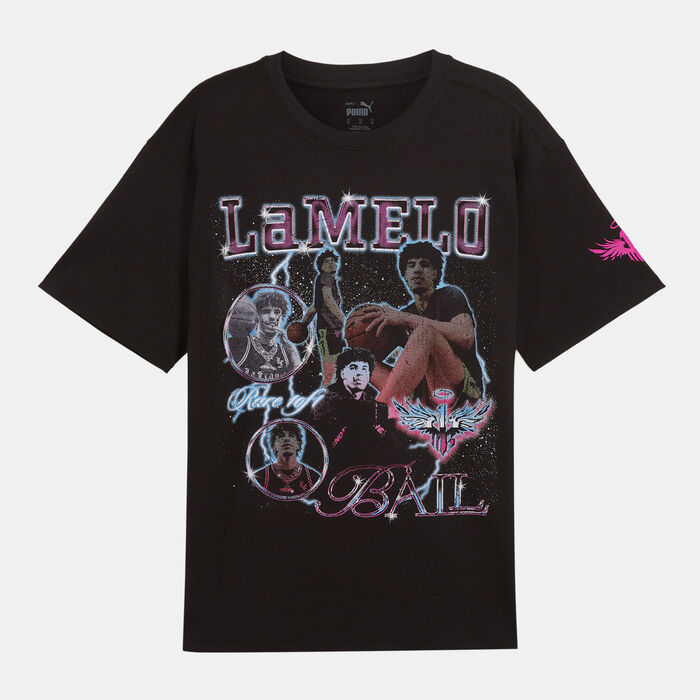 Men's LaMelo Iridescent Hornets T-Shirt Men's LaMelo Iridescent Hornets T-Shirt image number 0