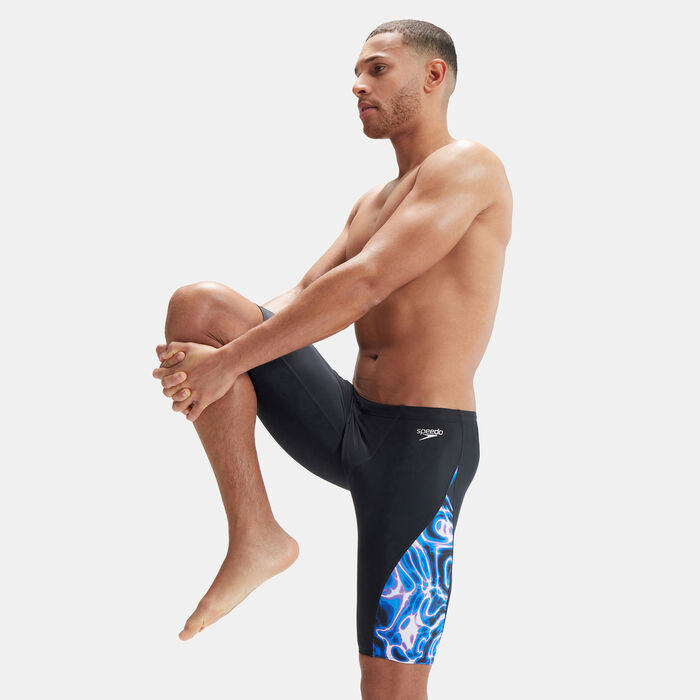 Men's Allover V-Cut Swimming Jammers image number 3