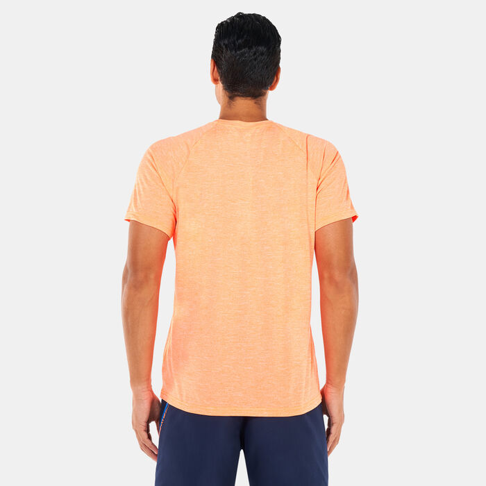 Men's Heathered Hydroguard Swimming Shirt Men's Heathered Hydroguard Swimming Shirt image number 1
