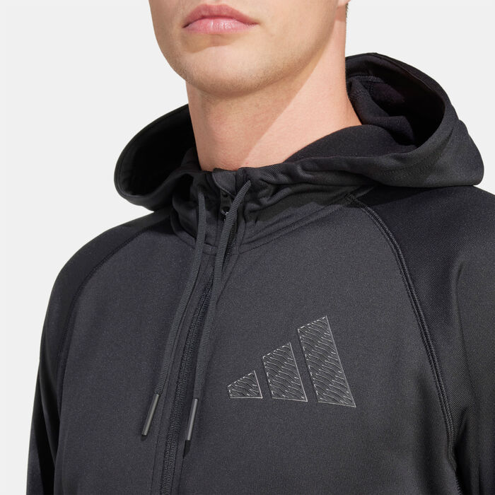 Men's Game and Go Full-Zip Training Hoodie Men's Game and Go Full-Zip Training Hoodie image number 3