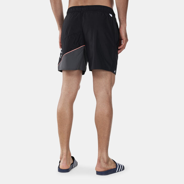 Men's Wording Swim Shorts Men's Wording Swim Shorts image number 1