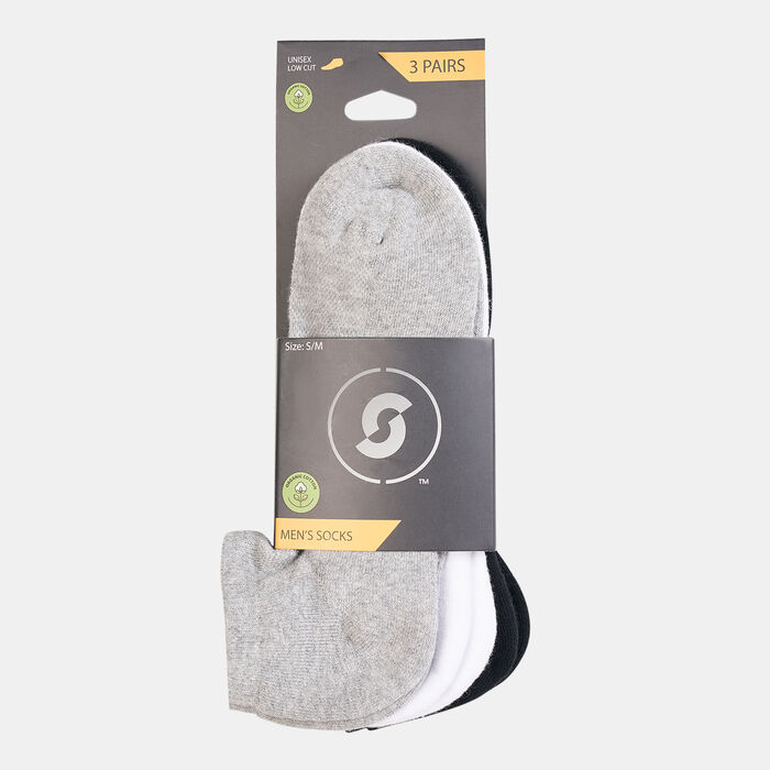 Men's Sports Ankle Socks (3 Pack) - S/M Men's Sports Ankle Socks (3 Pack) - S/M image number 1