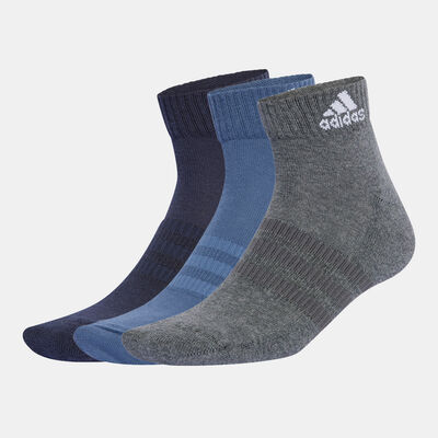 Men's Cushioned Sportswear Ankle Socks (3 Pack)