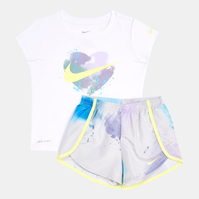 Kids' Just DIY It Dri-FIT Sprinter T-Shirt and Shorts Set (Younger Kids) Kids' Just DIY It Dri-FIT Sprinter T-Shirt and Shorts Set (Younger Kids) image number 0