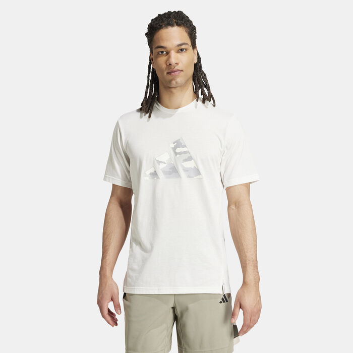 Men's Train Essentials Camo Graphic Logo T-Shirt Men's Train Essentials Camo Graphic Logo T-Shirt image number 0